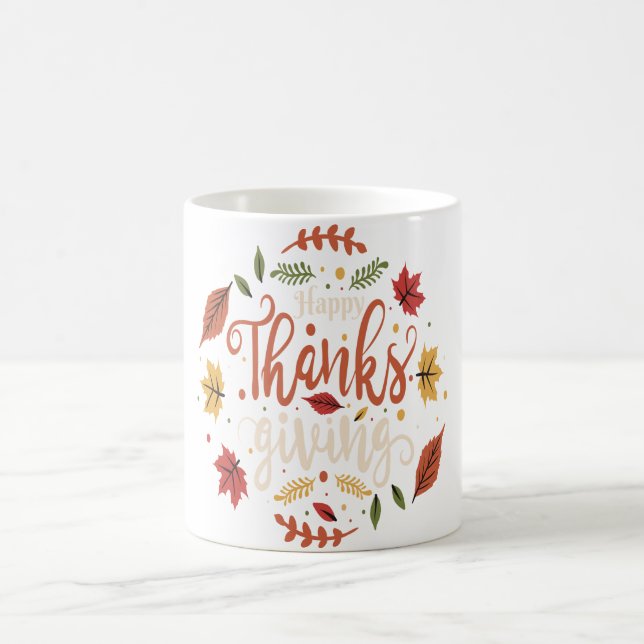 Thanksgiving Dinner Party Family Holidays gifts  Coffee Mug (Center)