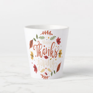 Thanksgiving Dinner Party Family Holidays gifts  Latte Mug