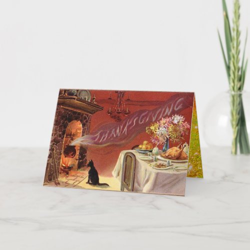 Thanksgiving Dinner Party Holiday Card