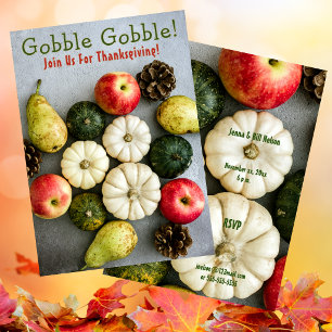 Thanksgiving Dinner Party Invitation