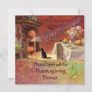 Thanksgiving Dinner Party Invitation