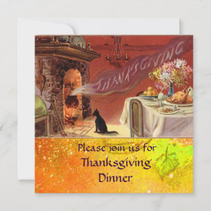 Thanksgiving Dinner Party Invitation