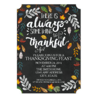 Thanksgiving Dinner Party Invitation