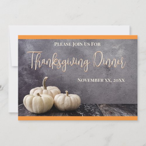 Thanksgiving Dinner Party  Invitation