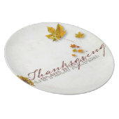thanksgiving dinner plate. melamine plate (Right Side)
