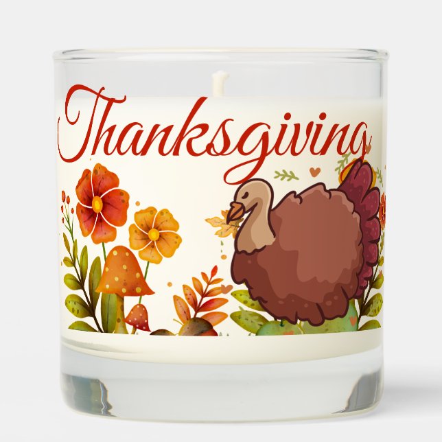 Thanksgiving Dinner  Scented Candle (Front)