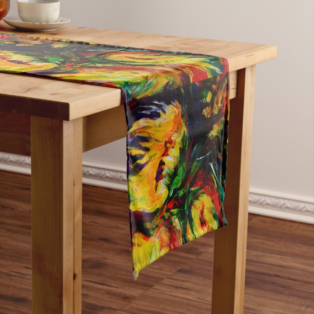 Thanksgiving dinner short table runner (In Situ)