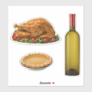 Thanksgiving Dinner Sticker