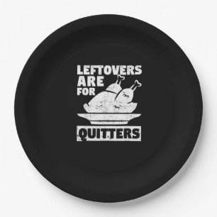 Thanksgiving Dinner Turkey Day Leftovers Are For Q Paper Plates