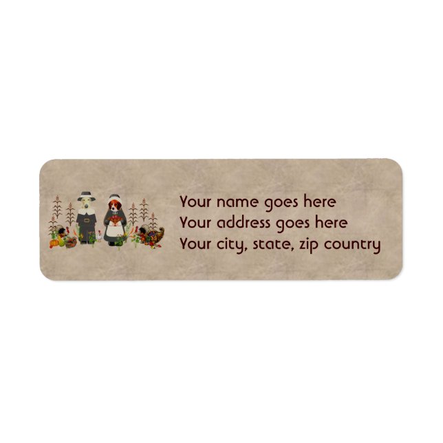 Thanksgiving Dogs Label (Front)