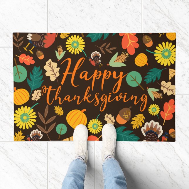 Thanksgiving Doormat (Indoor)