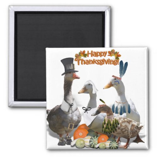 Thanksgiving Ducks Magnet