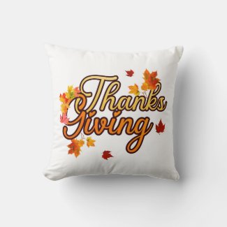 Thanksgiving elegant THROW PILLOW