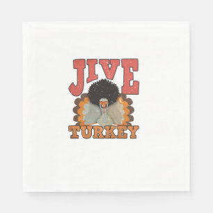Thanksgiving & Fall Apparel, Jive Turkey - Retro 1 Napkins