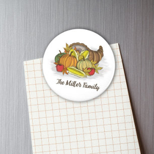 Thanksgiving Fall Autumn Harvest Vegetables Magnet