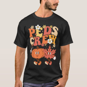 Thanksgiving Fall Autumn Para Educator School Wome T-Shirt