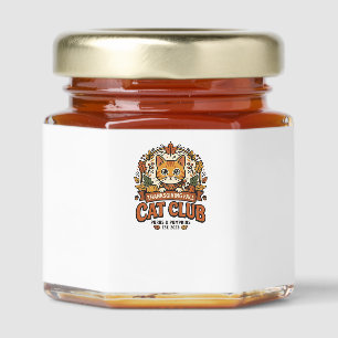 Thanksgiving Fall Cat Cat Lover Gift - Thanksgivin Honey Jar Favors