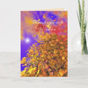 Thanksgiving Fall Flight Holiday Card