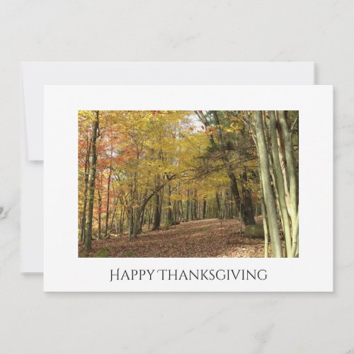 Thanksgiving Fall Foliage Photo Autumn Holiday 