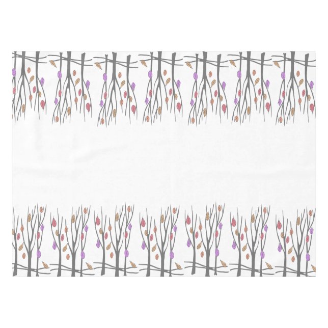 Thanksgiving fall leaves tablecloth (Front (Horizontal))
