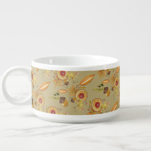 Thanksgiving Fall Mood Watercolor Bowl