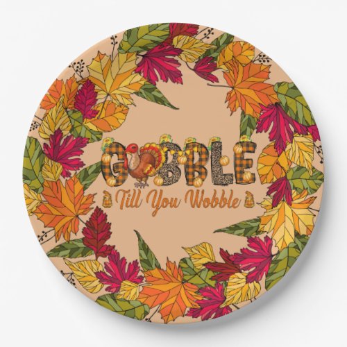 Thanksgiving Fall  Paper Plates