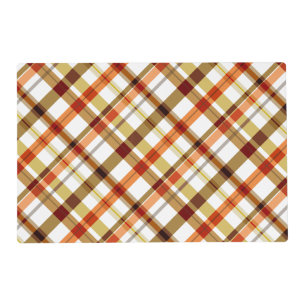 Thanksgiving Fall Plaid Placemat
