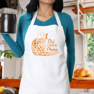 Thanksgiving Fall Pumpkin Mama Apron