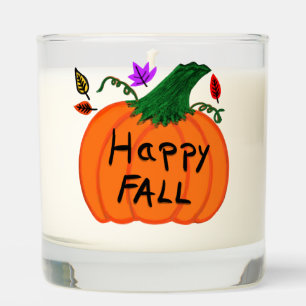 Thanksgiving Fall Pumpkins Scented Candle