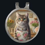Thanksgiving Fall themed for Cat Lovers  Golf Hat Clip<br><div class="desc">Thanksgiving Fall themed for Cat Lovers golf hat clip</div>