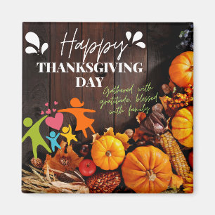 Thanksgiving Family Magnet