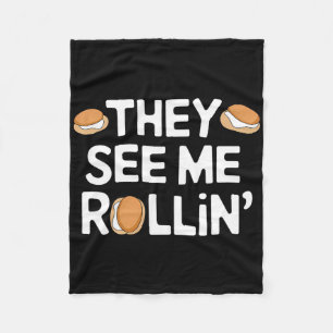 Thanksgiving Family Matching Outfit - They See Me Fleece Blanket