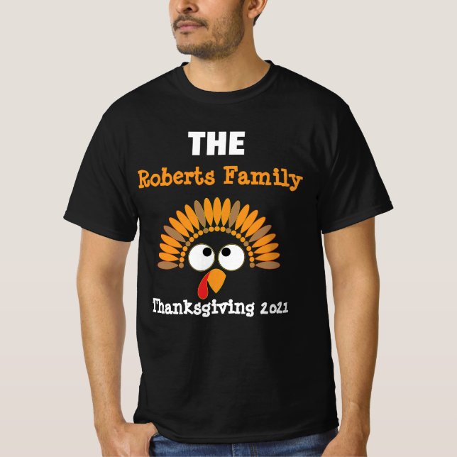  Thanksgiving Family Reunion Colorful Matching T-S T-Shirt (Front)