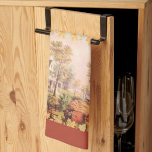 Thanksgiving Farmers Home Harvest Kitchen Towel