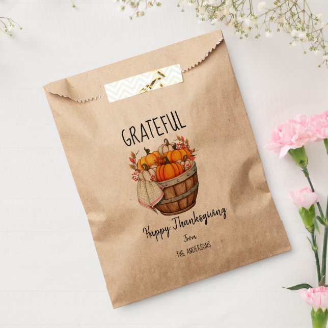 Thanksgiving Favor Bag (Sealed)