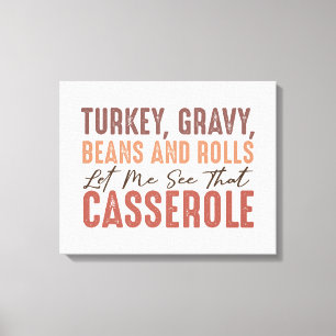 Thanksgiving Feast Canvas Print