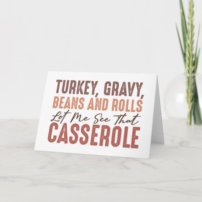 Thanksgiving Feast Card (Front)