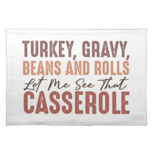 Thanksgiving Feast Cloth Placemat