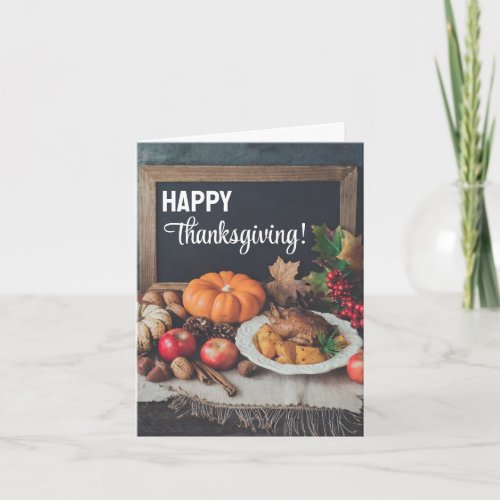 Thanksgiving Feast Greeting Card