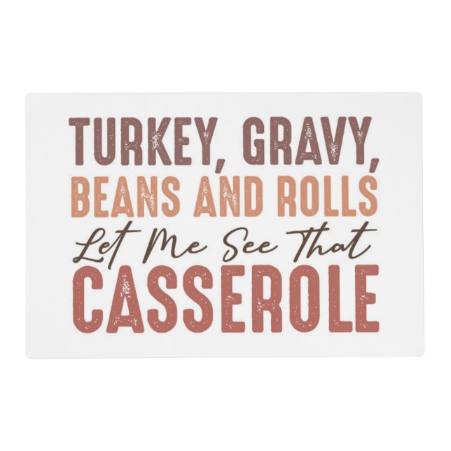 Thanksgiving Feast Placemat (Front)