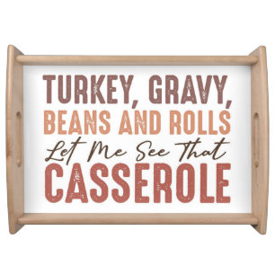 Thanksgiving Feast Serving Tray