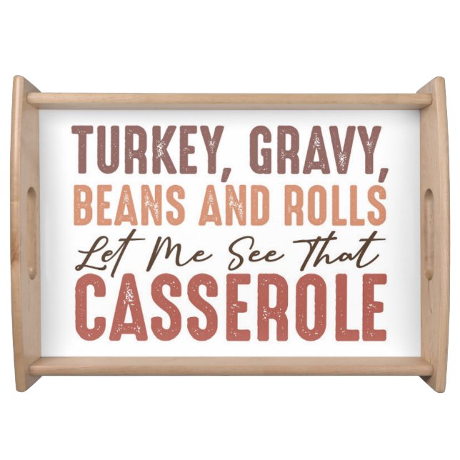 Thanksgiving Feast Serving Tray (Front)