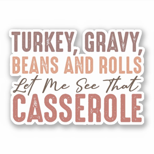 Thanksgiving Feast Sticker (Front)