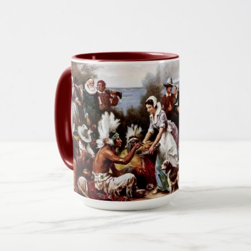 Thanksgiving Fine Art Gift Mugs