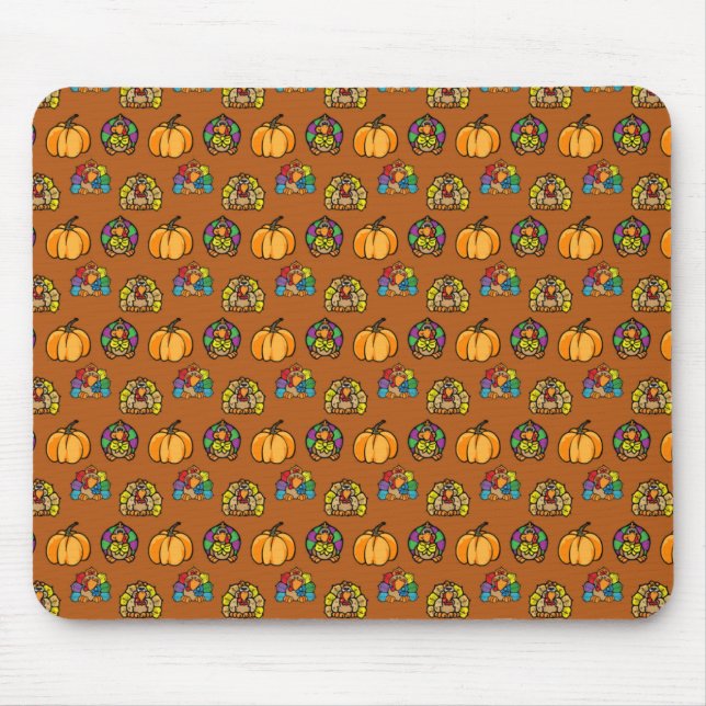 Thanksgiving Food Mouse Pad (Front)