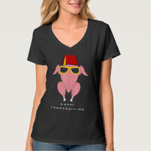 Thanksgiving  For Friends  Turkey Head T-Shirt
