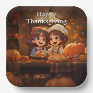 Thanksgiving for Kids 24 Paper Plates