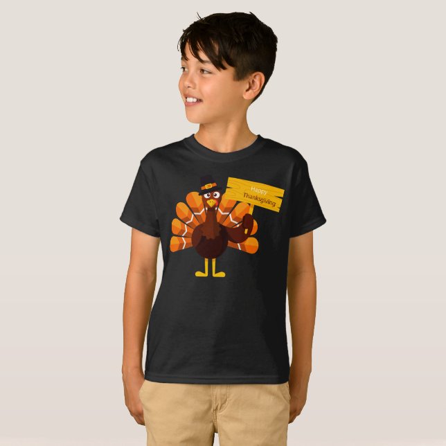 thanksgiving for kids T-Shirt (Front Full)