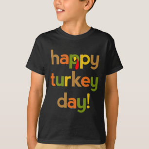 Thanksgiving for Men Women Happy Turkey Day Fall T-Shirt