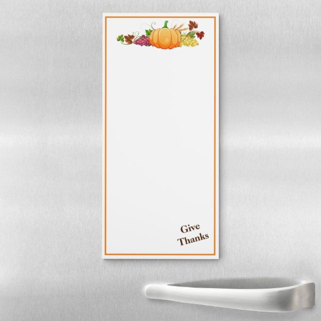 Thanksgiving Fridge Note Pad (In Situ)